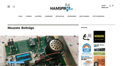 Desktop Screenshot of hamspirit.de